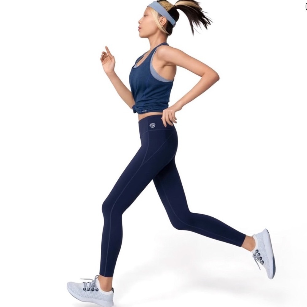 Allbirds Natural Legging High Rise Activewear True Navy Small New With Tags